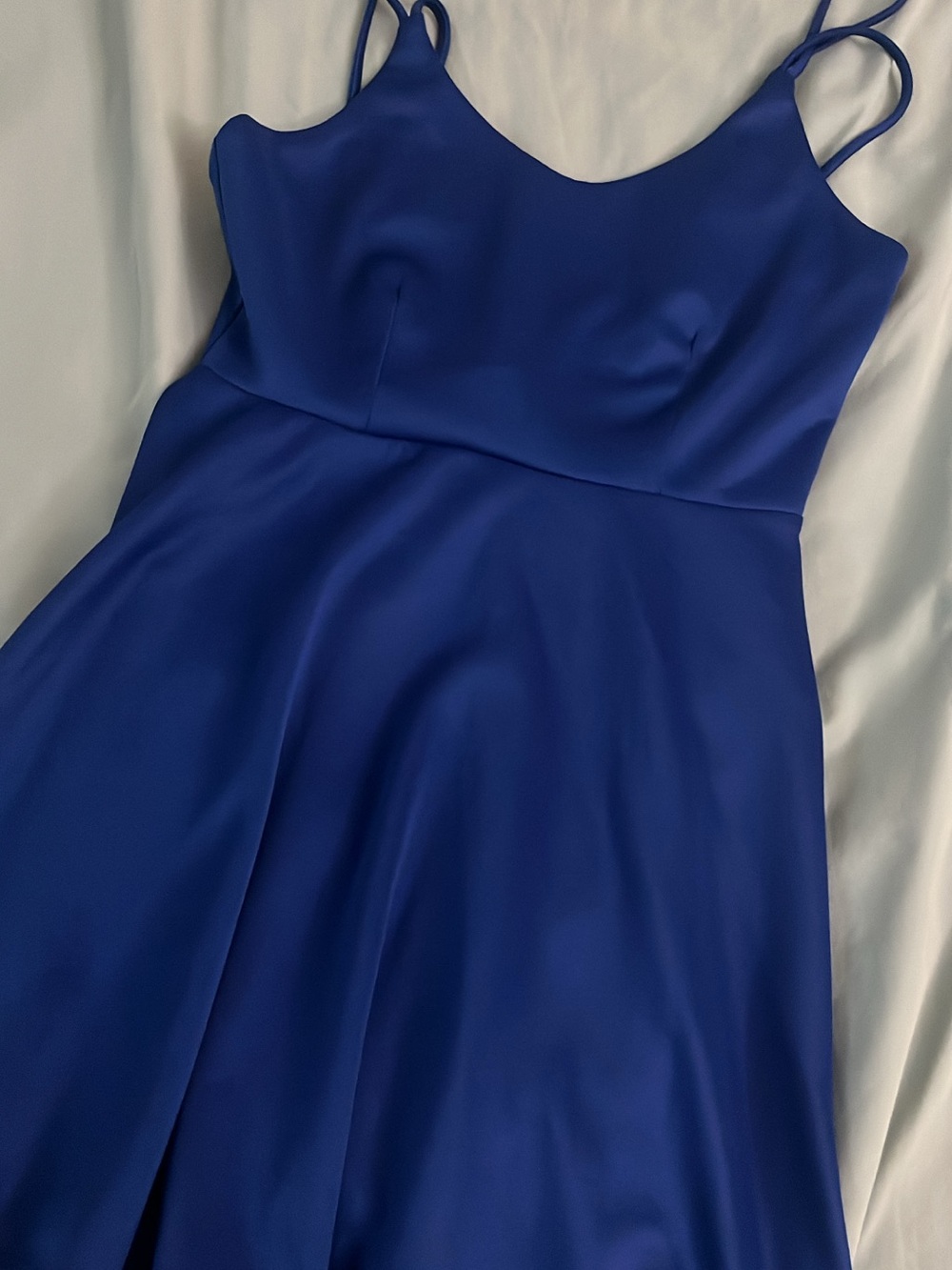 finn & clover Royal Blue Spaghetti-Strap Maxi Dress